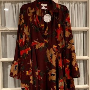 Umgee Burgundy dress